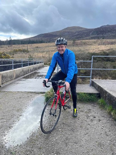 Mervyn Nugent is cycling from Kilkeel to Donegal for PIPS Hope and Support.