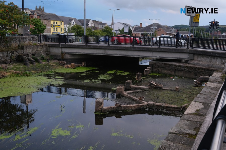 Newry Canal is at its lowest level for years. Photograph: Columba O'Hare/ Newry.ie