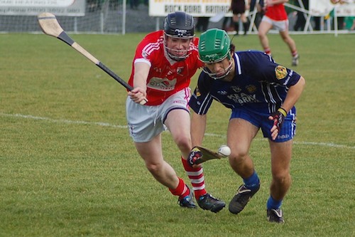 Craobh Rua and Derrynoose in action in the replay.