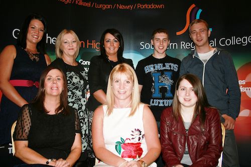 Level 2 Professional Cookery students with Deputy Head of School for Hospitality and Tourism, Fiona Bradley