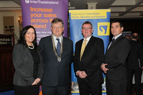 Colleen Dowdall, Paddy Malone, Paddy Savage & Joe Lavery at the Expo.