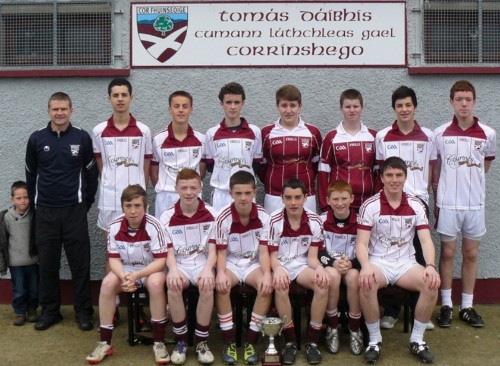 Ar chúl: C.Havern, A.Havern (Bainisteoir), K.Crozier, C.Rice, A.Cinnamond, R.McMahon, M.McEntee, L.Courtney, R. Courtney. Chun tosaigh: M.Loughran, B.McCorry, D.Faloon, D.Loye, C.Jennings, C.Loye Missing from photo, T.Loye (Co-Bhainisteoir), C.Marron & C.Henry