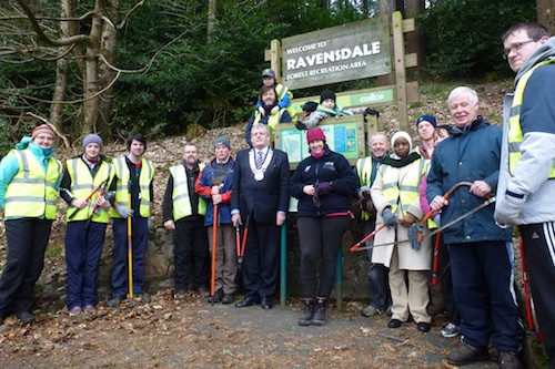 Conservation Volunteer members and organisers at the Ravensdale Event.