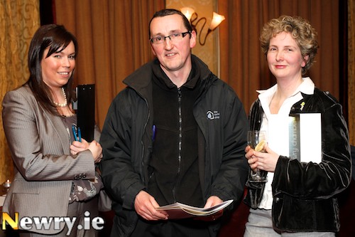 Coleen Dowdall, Acting Chief Executive Offiver, Newry Chamber of Commerce and Trade with Andrew Wray, Cartridge Shop, Newry and Siave Kiernan, Life Coach at the Chambers Meet and Greet event in the Canal Court Hotel. Photograph: Columba O'Hare Coleen Dowdall, Acting Chief Executive Offiver, Newry Chamber of Commerce and Trade with Andrew Wray, Cartridge Shop, Newry and Siave Kiernan, Life Coach at the Chambers Meet and Greet event in the Canal Court Hotel. Photograph: Columba O'Hare