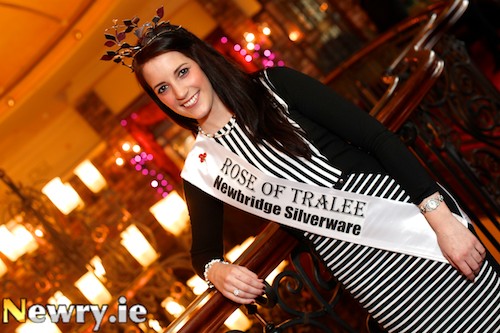 Nicola McEvoy the 2012 Rose of Tralee visiting the Canal Court Hotel in Newry. Photograph: Columba O'Hare