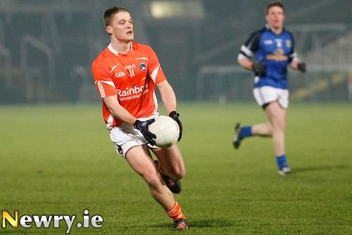 Armagh's Niall McConville in action against Cavan at the Athletic Grounds. Photograph: Columba O'Hare Armagh's Niall McConville in action against Cavan at the Athletic Grounds. Photograph: Columba O'Hare