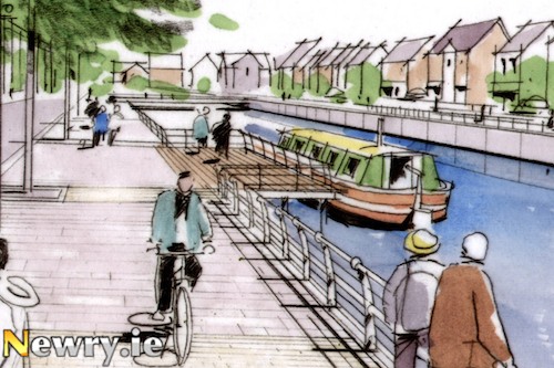 The Barge outside the Canal Court Hotel - but how do I get on to it?