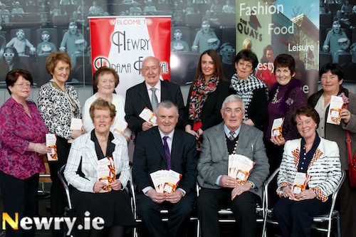 Members of Newry Drama Festival and representatives from The Quays at the launch of this years Festival which runs from the 15th to the 23rd of March. Once again The Quays are the main Festival Sponsor. Photograph: Columba O'Hare