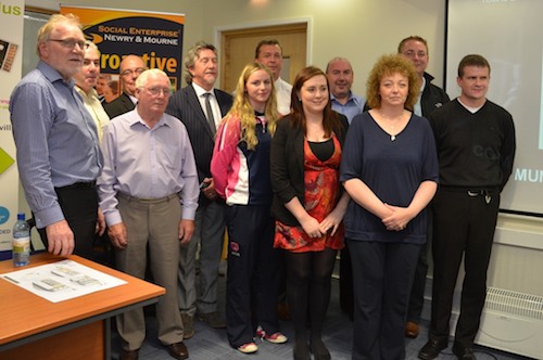 Corrinshego GAC members with Minister Ní Chuilín.