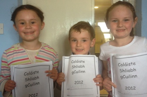 Ag foghlaim / Learning at Coláiste Shliabh gCuilinn