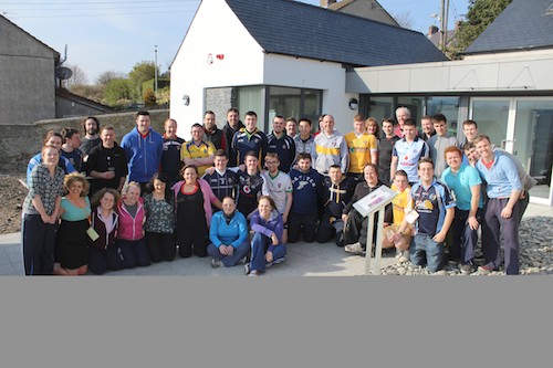 Young visitors to Gaeláras MhicArdghail for the Conradh na Gaeilge Ard Fheis. Photograph: Seamus Mac Dhaibheid 