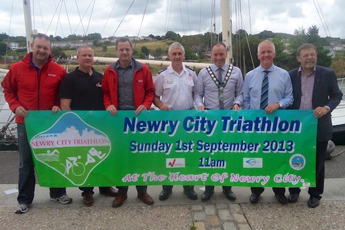 Launching the Newry Water Festival at the Albert Basin.