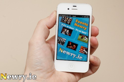 The new Events Newry App from Newry.ie will keep you up to date with all the local happenings!