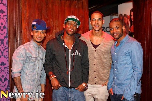 JLS during their last Newry Visit to BED in 2012. Photograph: Columba O'Hare
