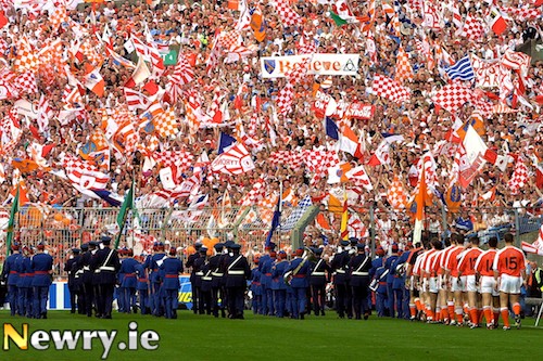 Armagh and Tyrone played in the All Ireland Senior Football Championship in 2003. Photograph: Columba O'Hare