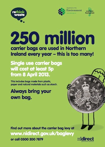 The 5p Bag Levy comes into force today