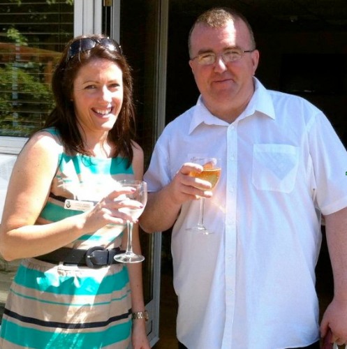 SAHS Volunteer Coordinator Andrea McCann and Francis Savage, SAHS Volunteer pictured at the recent Volunteers' Week Celebrations 