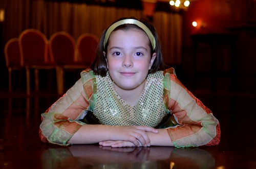 Ten year old Aine Hughes will be appearing at Bellinis on Friday night. Photograph: Brendan Monaghan.