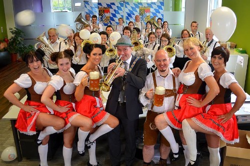 All ready for Oktoberfest 2013.
