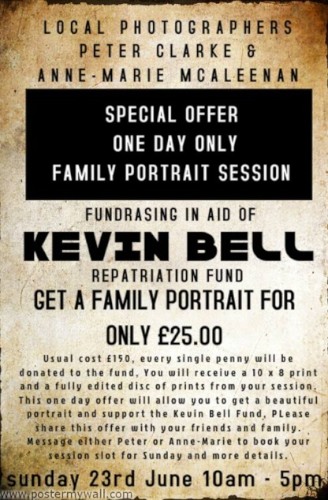 Get your family portrait done for £25 for a very good cause!