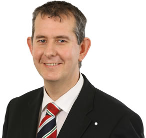 Health Minister Edwin Poots who today announced a new £40 Million Heath Centre for Newry.