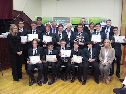 SRC winners with invited guests.