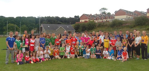 Participants and coaches at this year’s Campa Samhraidh / Summer Camp