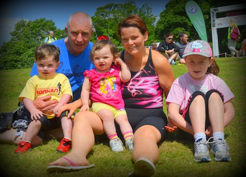 The McGovern family enjoying the Top Of The Mourne Triathlon. Photograph: Brendan Monaghan The McGovern family enjoying the Top Of The Mourne Triathlon. Photograph: Brendan Monaghan