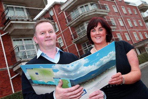  pictured are Kieran McParland, Doherty Developments Ltd and Edwina Flynn, Best Property Services.