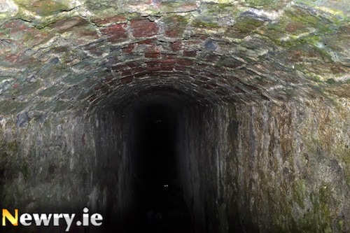 The inside of the tunnel leading to Heather Park in Newry which was used on the way to the gallows by many unfortunate people both innocent and guilty. Photograph: Columba O'Hare