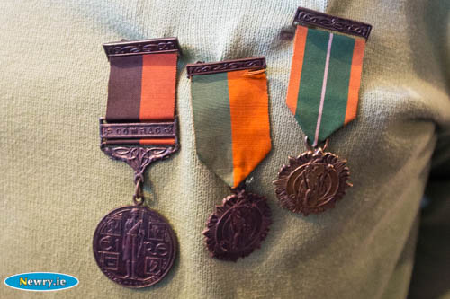 A medal from the War of Independence is just one of the items on display at NEwry Museum. Photograph: Columba O'Hare 