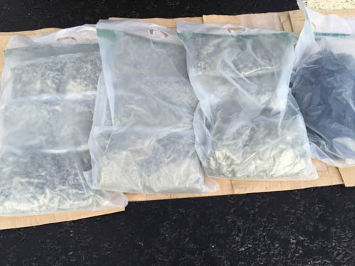 Some of the Herbal Cannabis seized Some of the Herbal Cannabis seized