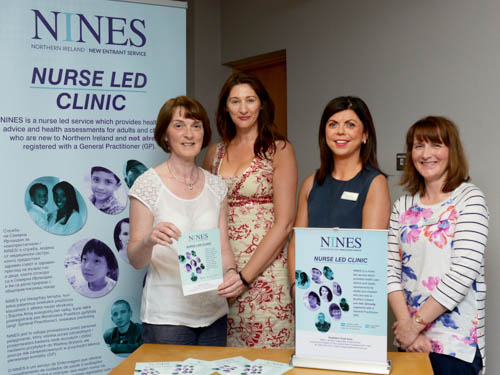 Gerry Bleakney, Head of Health and Social Wellbeing Improvement, Public Health Agency, Alison Patterson, Senior Commissioning Manager, Southern Locality Commissioning Group, Sheila ONeill, NINES Health Protection Nurse Specialist, Julie McConville, Head of Health Visiting and School Nursing, Southern Health and Social Care Trust.