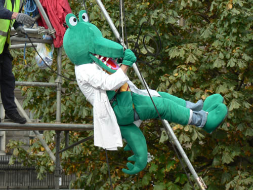 ‘Croc the Doc’ taking part last year.