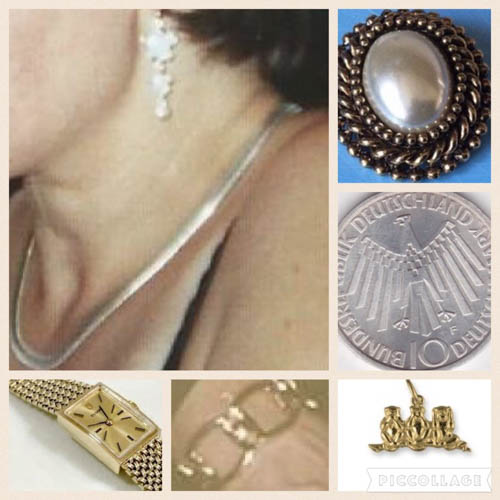 Some of the Jewellery stolen Some of the Jewellery stolen