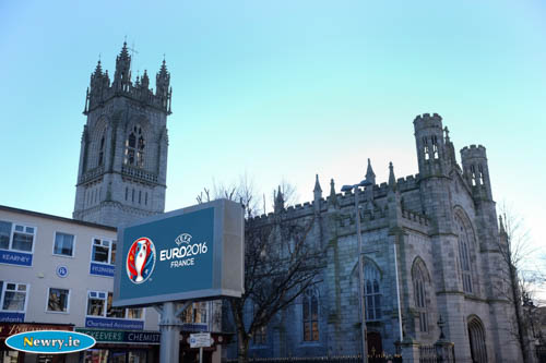 The Big Screen in it's Marcus Square location. Photograph: Columba O'Hare 