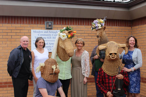 MEP Martina Anderson and Councillor Charlie Casey meet with famous Armagh Rhymers, one of Ireland's most celebrated traditional music and theatre ensembles. They discussed the impact of Brexit for the arts and the potential for cooperation in the future. 