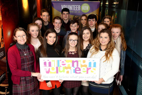 Denise Hayward, Volunteer Now congratulates young people from Newry Shamrocks Youth Club on achieving their 200 Hour Millennium Award for volunteering Denise Hayward, Volunteer Now congratulates young people from Newry Shamrocks Youth Club on achieving their 200 Hour Millennium Award for volunteering