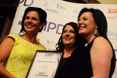 Lorraine and Emma at the nominations.