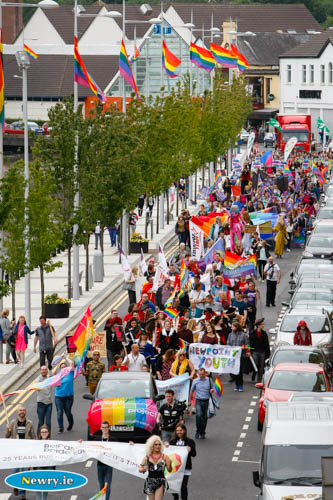 The 2015 Pride in Newry Parade. Photograph: Columba O'Hare 