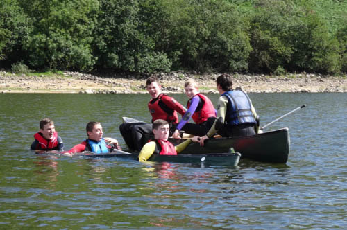 Participants from last year on Camlough Lake.