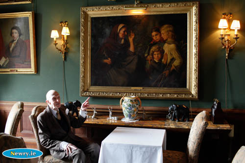 Sir John Leslie in Castle Leslie. Photograph: Columba O'Hare 