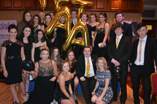 Winners and organisers at the YAFTA Awards.