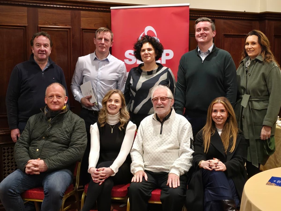 Visitors to the Canal Court Hotel for the SDLP breakfast.