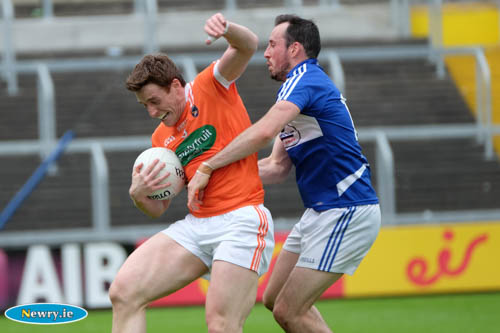 Armagh's Charlie Vernon has been named in the 2017 squad for the Dr McKenna Cup. Photograph: Columba O'Hare