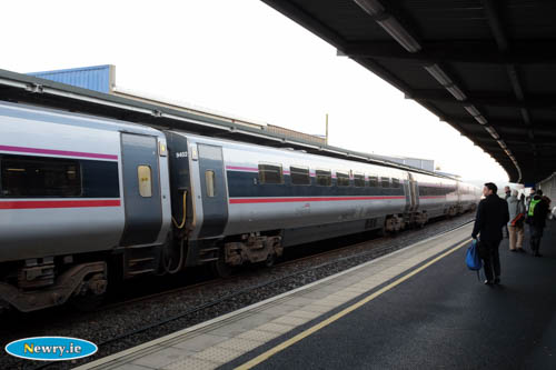 Newry Railway Station. Photograph: Columba O'Hare