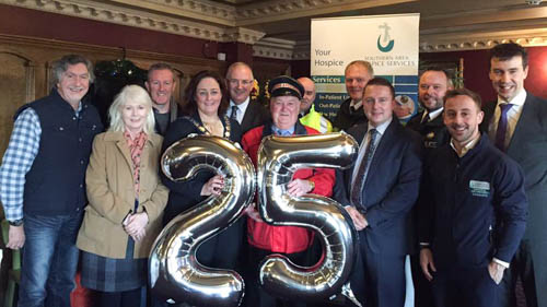 Pictured at the launch of the annual Hospice Sit Out in Hill Street.