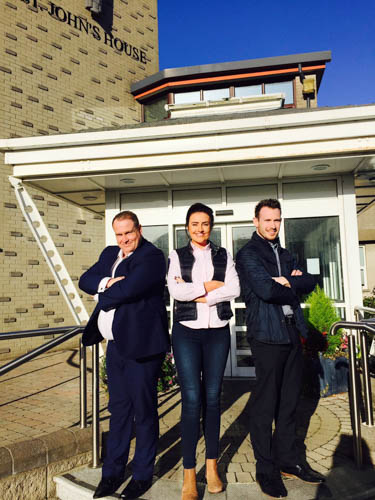 eam captains from Newry Junior Chamber Darren McKinney, Trisha Heaney & Ryan Sheppard