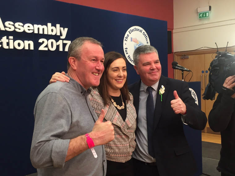 Conor Murphy, Megan Fearon and Cathal Boylan.