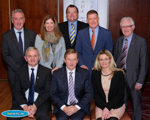 Taioseach Enda Kenny with members of Newry Chamber of Commerce